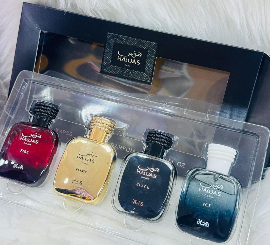Hawas By Rasasi For Him Set (4x30ml)