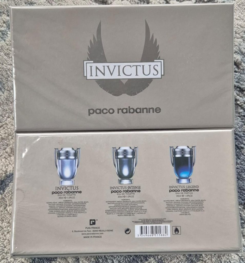 Paco Rabanne Invictus Set (3x30ml)